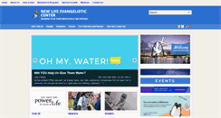 Desktop Screenshot of newlifeevangelisticcenter.org